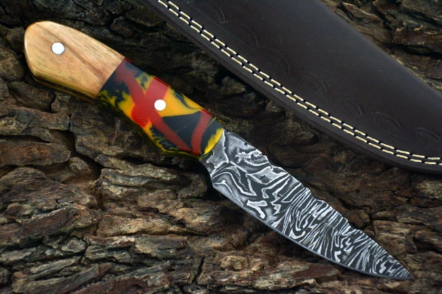 Custom 8.3"OAL Hand Forged Damascus Steel Hunting Knife Handmade (Z517) 2