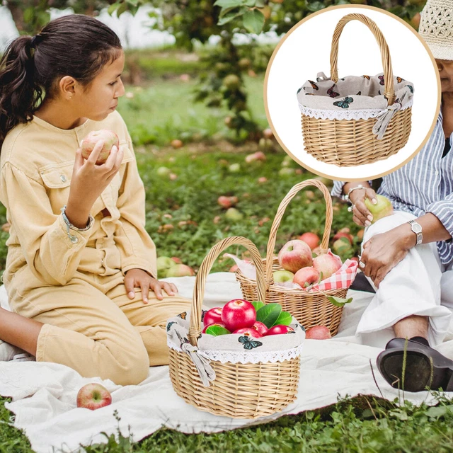 Organizer Bambini 4 Cestini In Rattan Per Giocattoli Fai Da Te