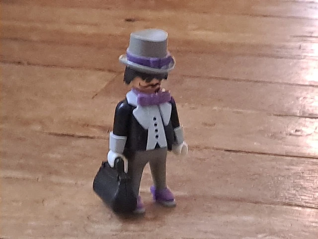 PLAYMOBIL VINTAGE CITY life homme moderne du salon 3966 de 2001 / 4145