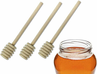 sacco di legno naturale di 24 dipperi di miele di legno mini mestolo di legno Honey Stick per il latte al miele caffè dispersione tè Cucchiaio di miele bastoncino di miele manico Mix stick Dipper 