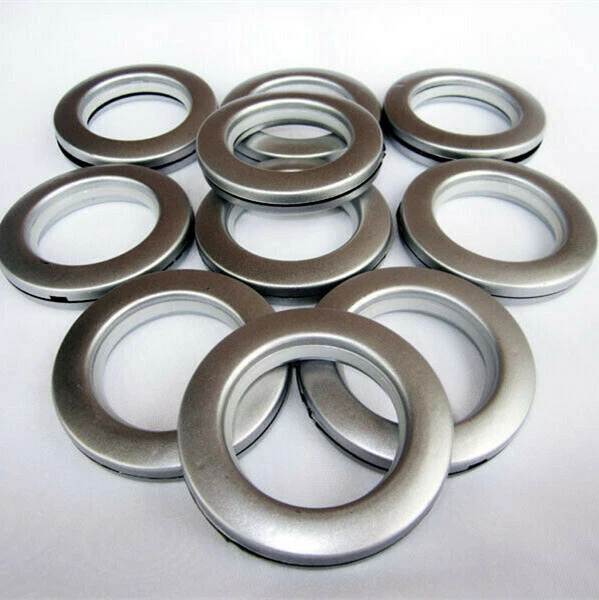 Curtain Grommet Plastic Eyelet Rings for Blackout Sheer Shower Curtain Accessory