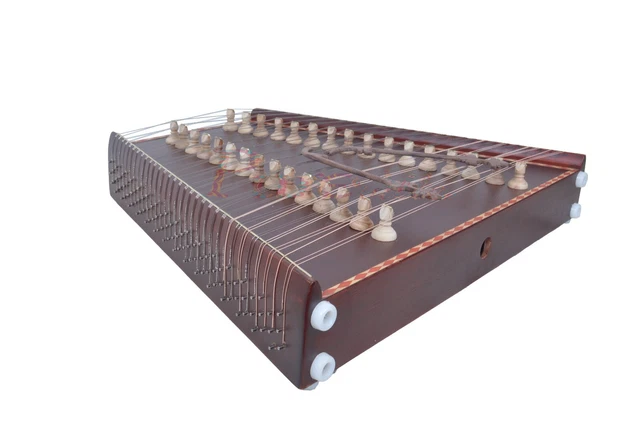 Neuf Haute Qualité Indien Musical Classique Instrument Marron Couleur Santoor