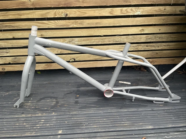 SKYWAY STREETBEAT FRAMESET Old School Bmx Frame And Forks Skyway Grey ...