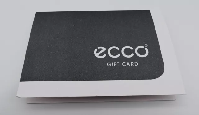 ECCO Shoes $80 Gift Card / Gift Voucher Valid for 3 Years - Free Registered Post