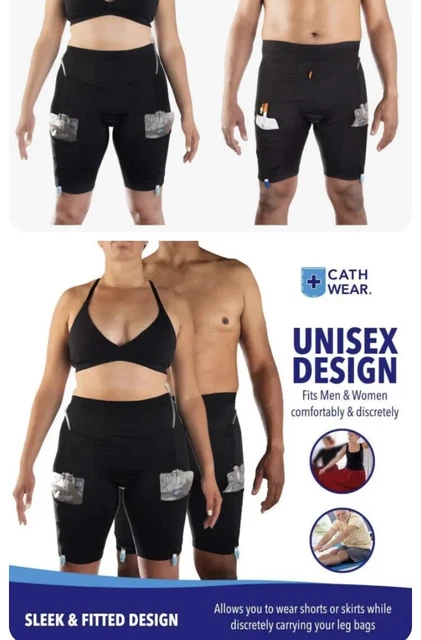 Totalmente Nuevo Catéter Catéter Pierna Bolso Ropa Interior Bolso para Piernas Porta Catéter Unisex 2X