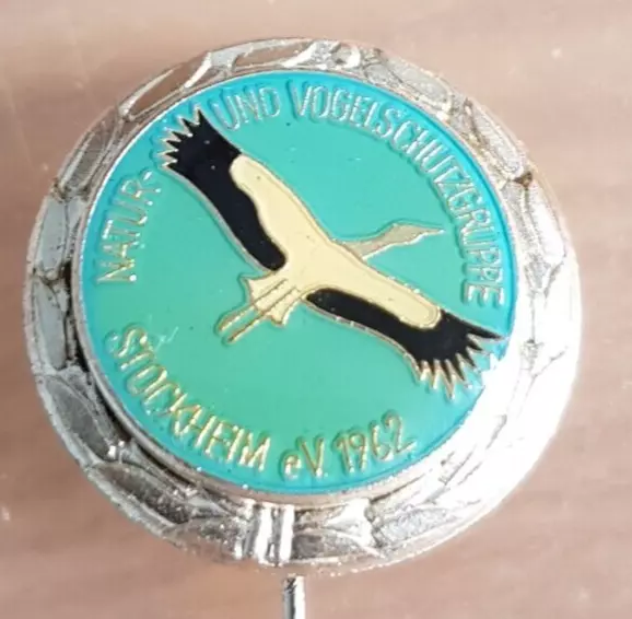 Anstecknadel Ehrennadel Natur und Vogelschutzgruppe Stockheim 1962 aus Hessen