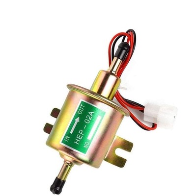 Entrée et Sortie 5/16 Carbole 28GPH 2-3,5 PSILow Pressure Externe Essence Transfert Essence Essence Essence Pompe à carburant électrique universelle 12 V 