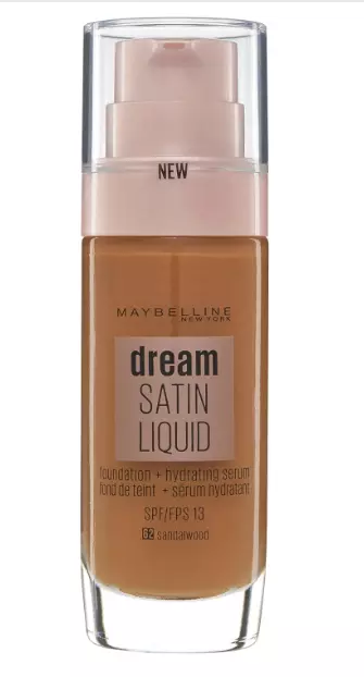 MAYBELLINE DREAM SATIN LIQUID FOUNDATION - SANDALWOOD (62) 30ml SPF 13