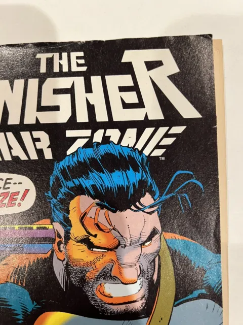 THE PUNISHER WAR ZONE - Vol. 1 #7 Police - Freeze!  Sept. 1992 - Marvel Comics 6