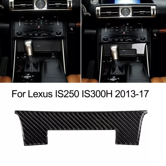 Autocollant de contrôle central en fibre de carbone de luxe pour Lexus I 50 IS3