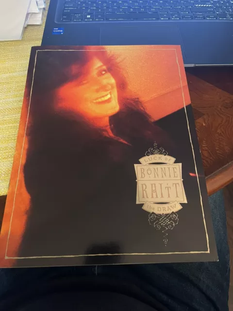 Bonnie Raitt 1991 Luck Of The Draw Tour Concert Program