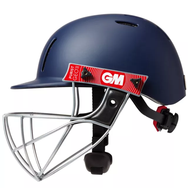 Gunn & Moore Purist Cricket Helmet GEO II Navy Junior 54-59cm 2
