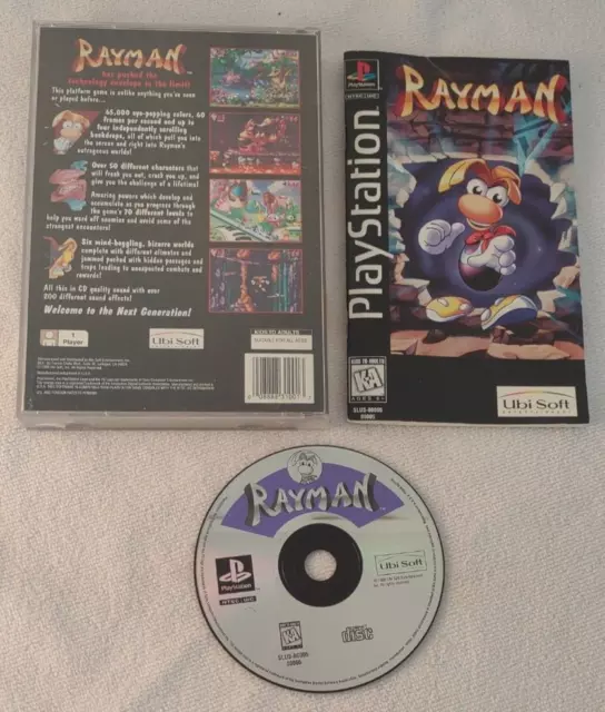 Jogo Rayman - PS1 (Long Box) - MeuGameUsado