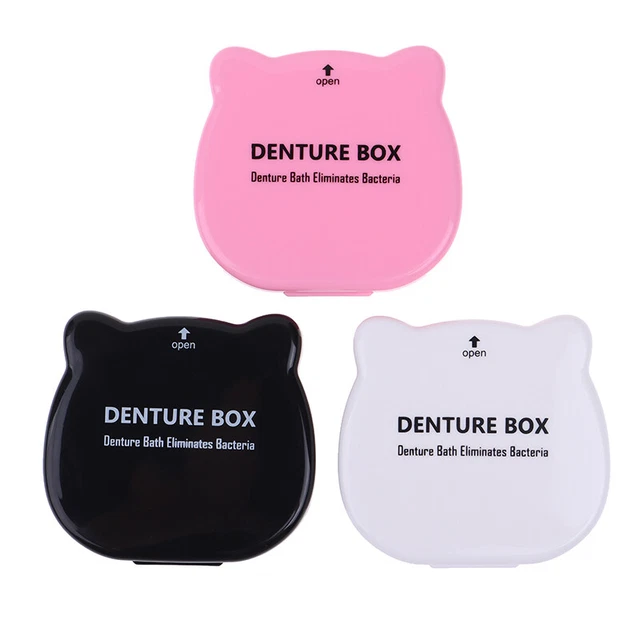 1X Dental Orthodontic Retainer Storage Cases Portable Tooth Braces Box IA