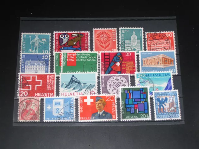 Briefmarken Europa Lot 198: Schweiz ʘ gestempelt - aus alter Sammlung