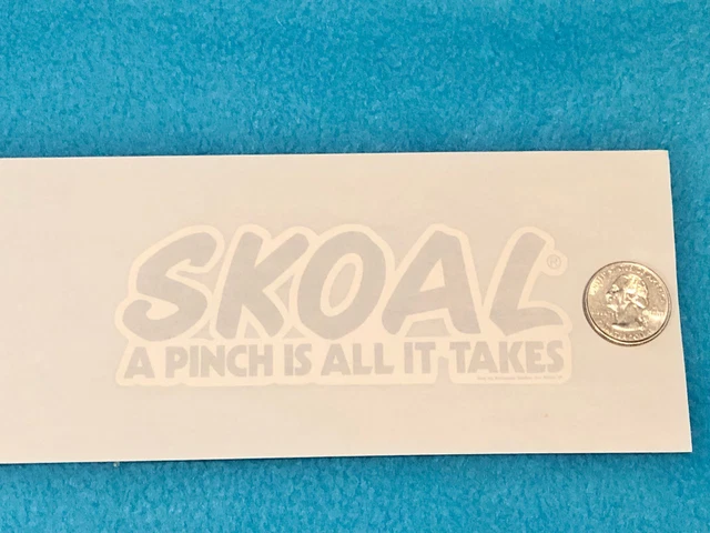 Vintage Holoubek Iron On - Skoal A Pinch Is All It Takes - Brand New
