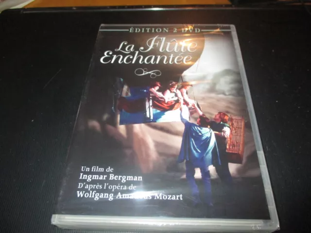 COFFRET 2 DVD NEUF "LA FLUTE ENCHANTEE - MOZART" de Ingmar BERGMAN