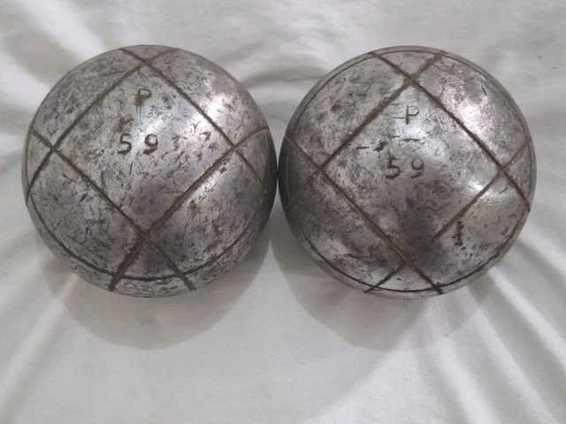 2 Boules De Pétanque Obut ATS Poids 720g Diamètre 73mm - Occasion