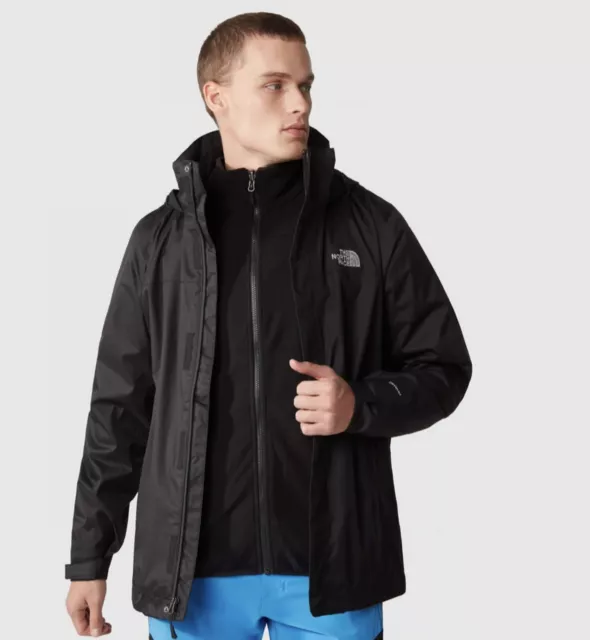 Giacca Triclimate Uomo The North Face Evolve II 3 in 1 - nera - piccola - nuova