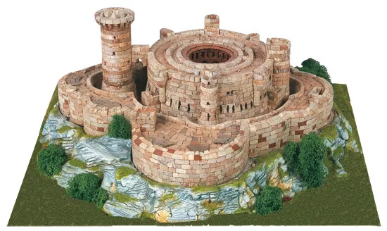 Modellino modellismo kit di montaggio gioco Aedes Ars CASTELLO DI BELLVER SPAGNA