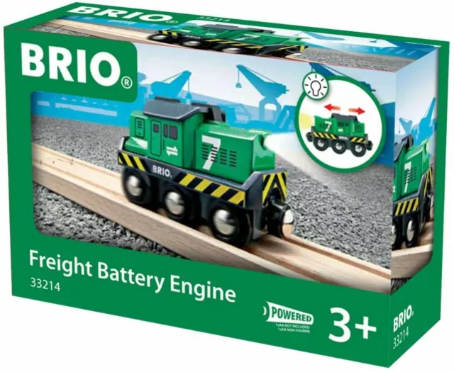 BRIO Battery Power Cargo Transport Engine 33214