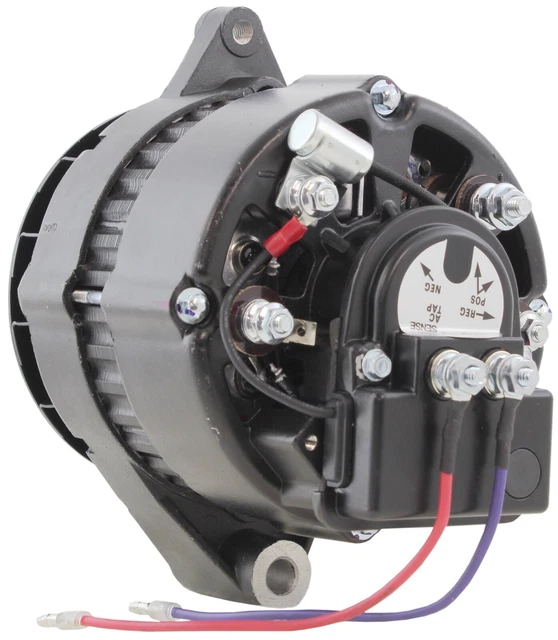 PREMIUM HIGH OUTPUT 12V 105A Marine Certified Alternator SAEJ1171 for