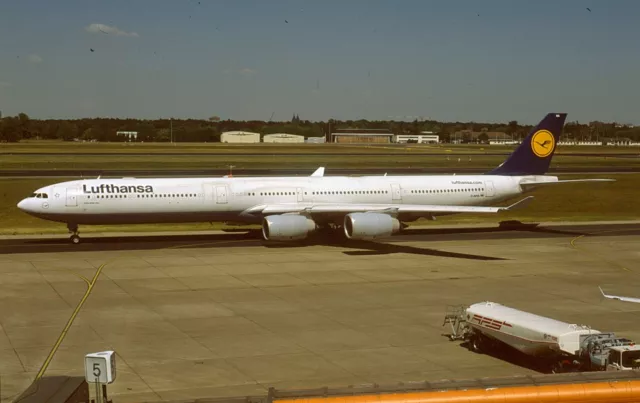 Aircraft Slide / Dia A340-6 D-Aiha Lufthansa