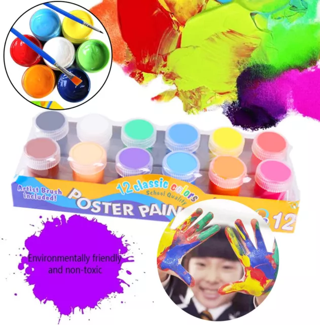 Kids Paint Brushes Sponge Painting Brush Finger Paints for Children Toddlers20ML