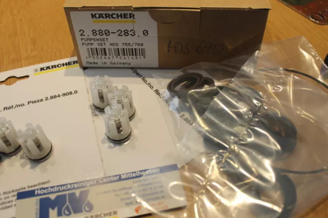 Pumpenset pump set für KÄRCHER HDS 690/HDS 760/HDS 755 /HDS 990 2.880-283.0