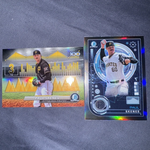 2024 BOWMAN PAUL Skenes Lot x2 🔥🔥🔥 19.99 PicClick