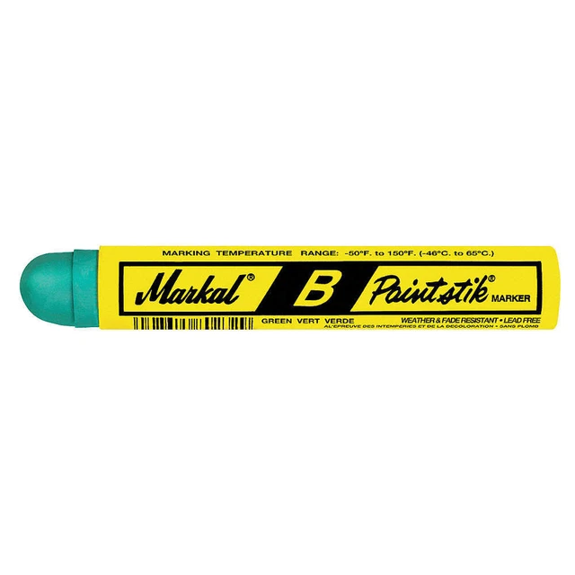MARKAL 80226 Paint Marker,11/16 In.,Green,PK12