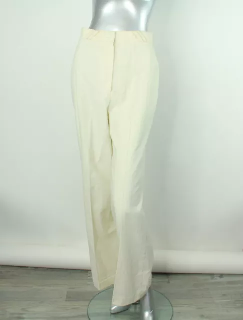 Vintage 1970's College Town Off-White High Waist Pants (No. 184)