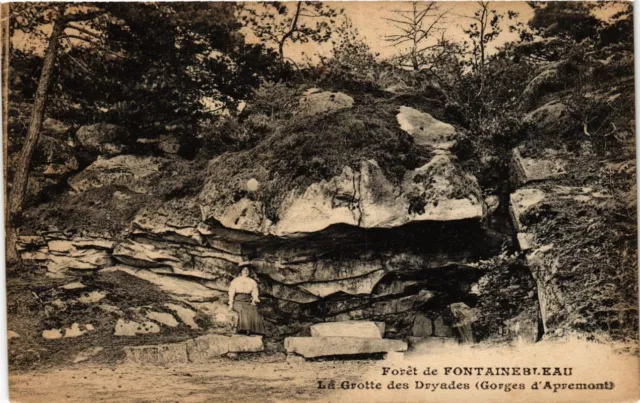 CPA Foret de FONTAINEBLEAU - La Grotte des Dryades (Gorges d'Apremont) (248701)