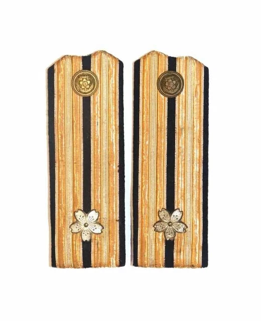C.WW2 IMPERIAL JAPANESE Navy Hard Rank Board Pair EUR 60