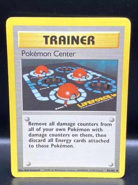 Pokemon Center 85/102 Basisset Pokémonkarte
