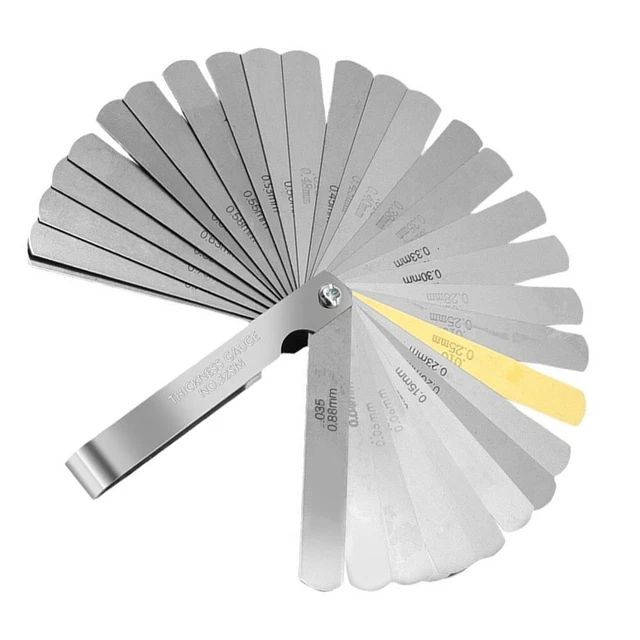 ADJUST VALVE CLEARANCES Inch Feeler Gauge Valve Clearances Inch Feeler