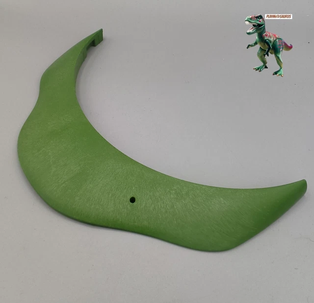 PLAYMOBIL Paysage Clôture Bronze Sur Base Verte + Oiseau Rose + Plante - Occasion