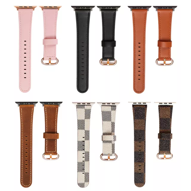 Fashion Leder Sportarmband Fit A pple Watch Band iWatch 9 8 7 5 4 38/40/42/44mm