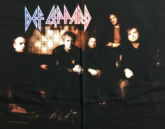 Def Leppard Euphoria 1999 Original UK Tour XL Vintage D/Sided T-Shirt New/Unworn