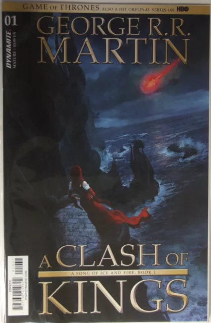 Dynamite Comics A Clash of Kings #1. Couverture variante C histoire George R. R. Martin.