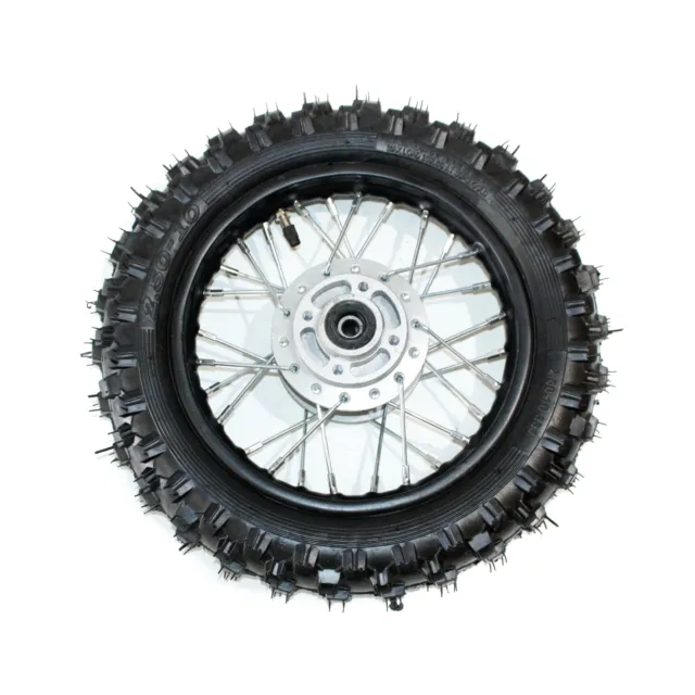 2.50- 10 10" Inch Front Disc Brake Wheel Rim + Tyre Tire PIT PRO Trail Dirt Bike