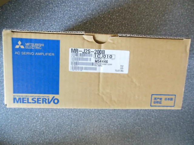 1* Mitsubishi AC Servo Drive MR-J2S-200B New In Box MRJ2S200B Expedited Shipping