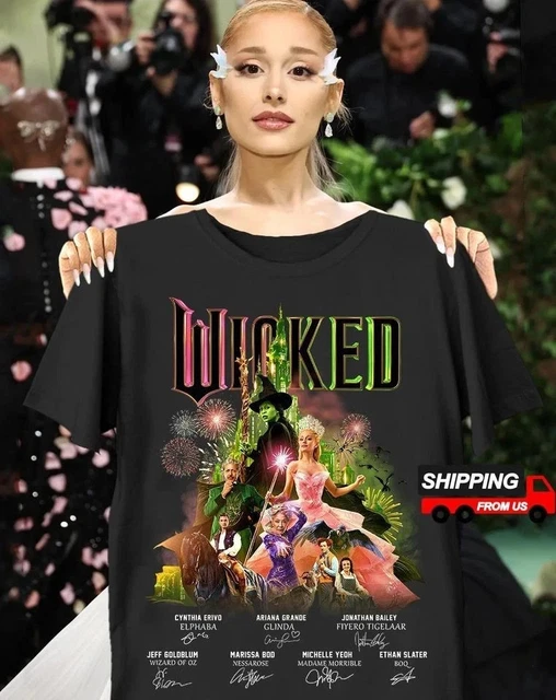 WICKED FOR GOOD Elphaba & Glinda Movie 2025 T-Shirt Full Size S-3XL $24 ...