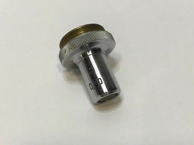Macro Lens 8 0.20 Microscope Lomo Lens USSR Biology Research (2).