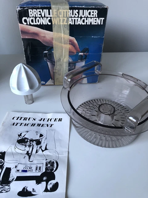 BREVILLE CITRUS JUICER Cyclonic Wizz Attachment NEW in BOX with Manual 39.00 PicClick AU