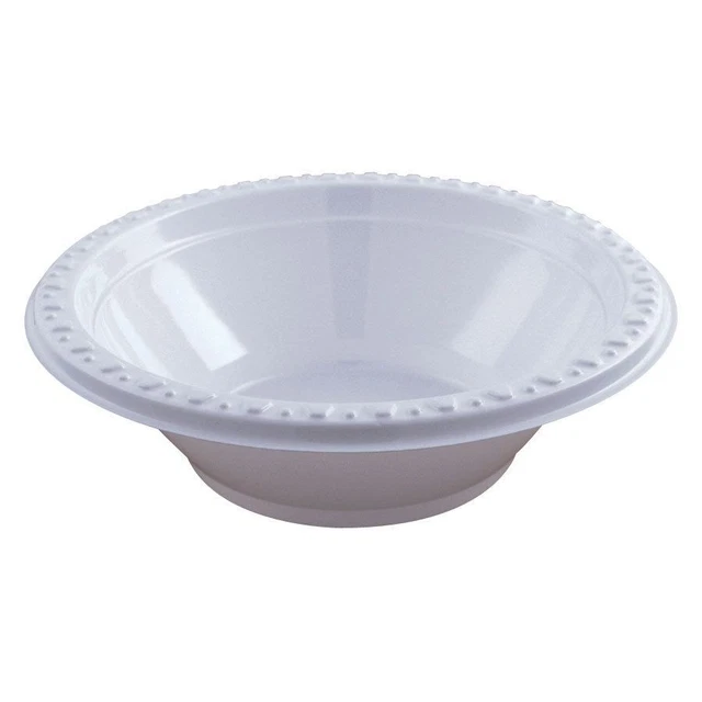 Dart 12BWWF, 10-12-Ounce Famous Service White Impact Plastic Bowl, 1000/CS