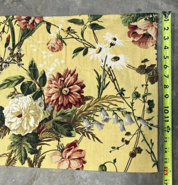 De colección Cefa Amarillo Floral Rosa Blanco Verde 76 x 16