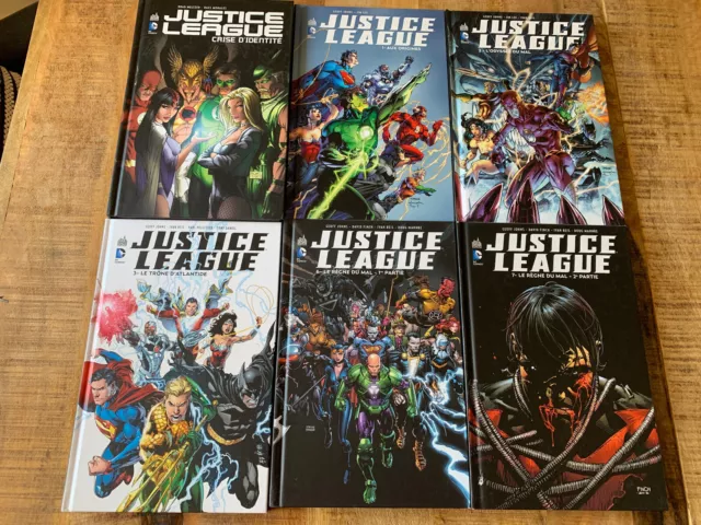 Lot 6 BD Justice League intégrales n°0 1 2 3 6 7 avec EO / DC Comics Geoff Johns