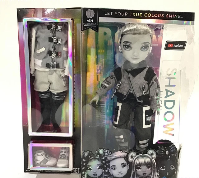 RAINBOW HIGH SHADOW High Series 1 Ash Silverstone Fashion Doll $31.95 ...