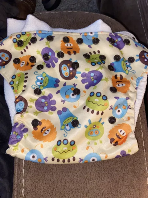 Blueberry Simplex Monster OS  All in One Diaper Adjustable